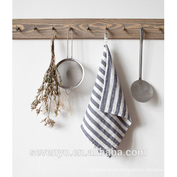 grey printing stripe pattern tea towel HT-064